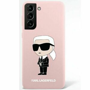 Puzdro Karl Lagerfeld Samsung Galaxy S23 KLHCS23SSNIKBCP pink hardcase Silicone Ikonik vyobraziť