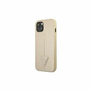 Guess case for iPhone 14 Pro Max 6, 7" GUHCP14XPSATLE beige HC Saffiano PU Triangle vyobraziť