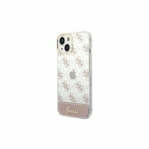 Guess case for iPhone 14 Plus 6, 7" GUHCP14MHG4MHP pink hardcase 4G Pattern Script vyobraziť