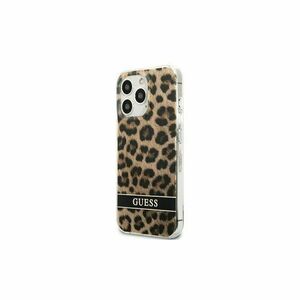 Guess case for IPhone 13 Pro 6, 1" GUHCP13LHSLEOW hard case brown Leopard Electro Stripe vyobraziť