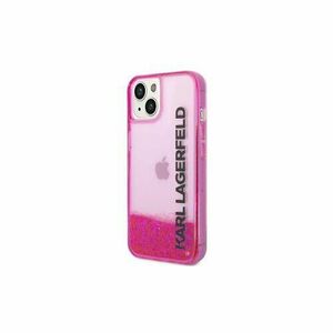 Karl Lagerfeld case for iPhone 14 Plus 6, 7" KLHCP14MLCKVF pink Liquid Glitter Translucent case vyobraziť
