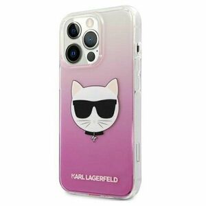 Puzdro Karl Lagerfeld iPhone 13 / 13 Pro KLHCP13LCTRP hardcase pink Choupette Head vyobraziť