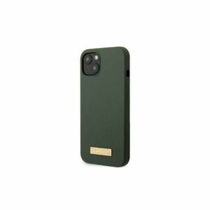Guess case for iPhone 13 Pro Max 6, 7" GUHMP13XSPLA green hard case Silicone Logo Plate MagSafe vyobraziť