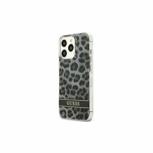 Guess case for IPhone 13 Pro 6, 1" GUHCP13LHSLEOK hard case grey Leopard Electro Stripe vyobraziť