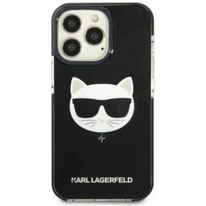 Puzdro Karl Lagerfeld iPhone 13 Pro Max KLHCP13XTPECK black hard case Iconic Choupette Head vyobraziť