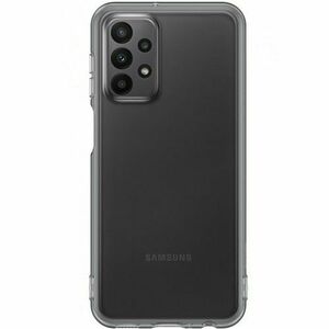 Puzdro EF-QA235TBE Samsung Soft Clear Galaxy A23 5G - čierne vyobraziť