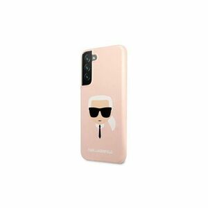 Karl Lagerfeld case for Samsung Galaxy S22 Plus KLHCS22MSLKHPI pink hard case Silicone Karl's Head vyobraziť