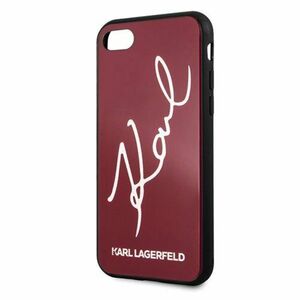 Karl Lagerfeld case for iPhone 7 / 8 KLHCI8DLKSRE Signature Glitter, červené vyobraziť
