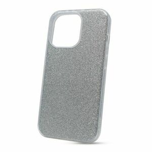 Puzdro Shimmer 3in1 TPU iPhone 13 - strieborné vyobraziť