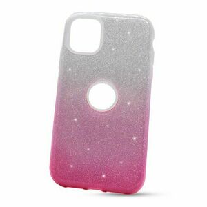 Puzdro Shimmer 3in1 TPU iPhone 11 (6.1) - strieborno-ružové vyobraziť