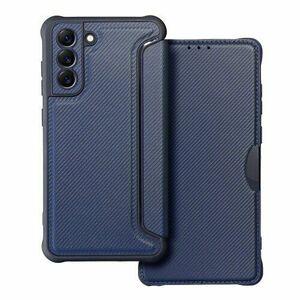 Puzdro Razor Book Samsung Galaxy S21 FE - modré vyobraziť