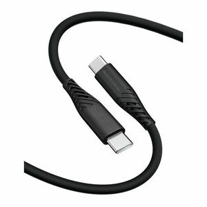 EKO KÁBEL Silikon USB-C/ USB-C 1, 2 M 60W Čierna vyobraziť