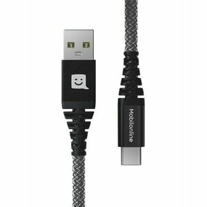 EKO KÁBEL Kevlar USB/USB-C 1, 2 M 60W Antracit vyobraziť