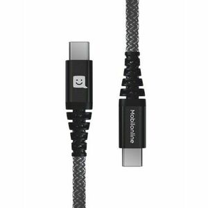 EKO KÁBEL Kevlar USB-C/ USB-C 1, 2 M 60W Antracit vyobraziť