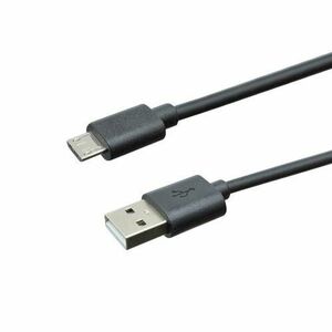 mobilNET dátový kábel Micro USB 2, 4A, 1m, čierny vyobraziť