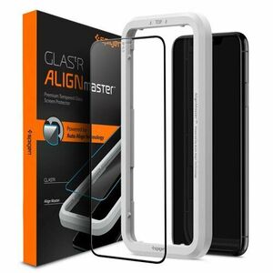 Spigen tempered glass Alm Glass FC for iPhone 11 black vyobraziť