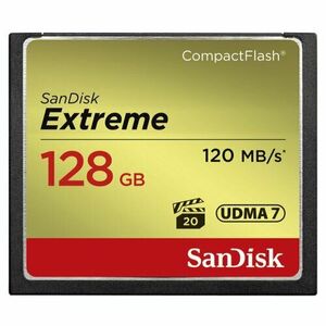 SanDisk Extreme/CF/128GB/120MBps vyobraziť