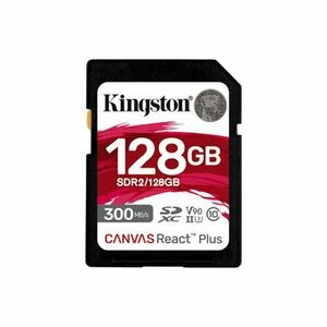 Kingston Canvas React Plus/SDHC/128GB/300MBps/UHS-II U3 / Class 10 vyobraziť