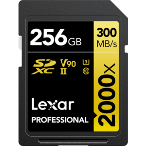 Lexar Professional 256GB 2000X SDXC RDR UII 300MB/s vyobraziť