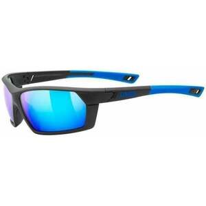 UVEX Sportstyle 225 Black/Blue Mat/Mirror Blue Cyklistické okuliare vyobraziť
