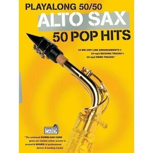 Hal Leonard Playalong 50/50: Alto Sax - 50 Pop Hits Noty vyobraziť