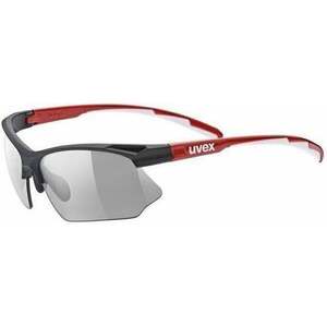 UVEX Sportstyle 802 V Black/Red/White/Smoke Cyklistické okuliare vyobraziť