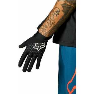 FOX Defend Glove Black/White XL Cyklistické rukavice vyobraziť