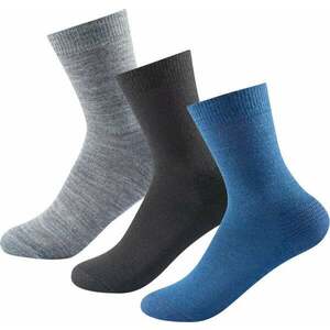Devold Daily Merino Medium Sock 3 Pack Indigo Mix 41-46 Ponožky vyobraziť