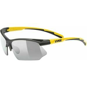 UVEX Sportstyle 802 V Black Matt/Sunbee/Variomatic Smoke Cyklistické okuliare vyobraziť