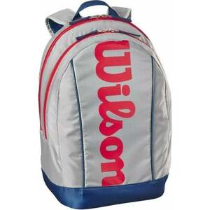 Wilson Junior Backpack Light Grey/Red-Blue Tenisová taška vyobraziť