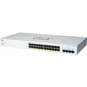 Cisco switch CBS220-24FP-4G (24xGbE, 4xSFP, 24xPoE+, 382W) vyobraziť