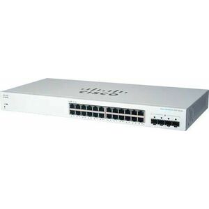 Cisco switch CBS220-24T-4G (24xGbE, 4xSFP, fanless) - REFRESH vyobraziť