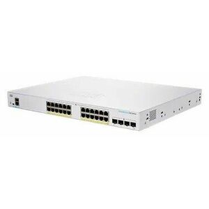 Cisco switch CBS250-24FP-4G (24xGbE, 4xSFP, 24xPoE+, 370W) vyobraziť