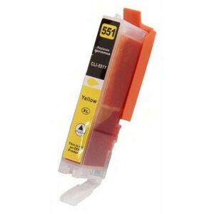 CANON CLI-551-XL Y - kompatibilná cartridge, žltá, 13ml vyobraziť