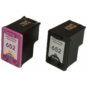 MultiPack HP F6V25A, F6V24A - kompatibilná cartridge HP 652-XL, čierna + farebná, 1x20ml/1x18ml vyobraziť