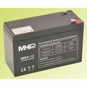 Pb akumulátor MHPower VRLA AGM 12V/9Ah (MS9-12) vyobraziť