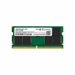 TRANSCEND SODIMM DDR5 32GB 4800MHz JM 2Rx8 2Gx8 CL40 1.1V vyobraziť
