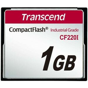 Transcend 1GB INDUSTRIAL TEMP CF220 CF CF (SLC) Fixed disk and UDMA5 vyobraziť