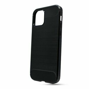 Puzdro Carbon Lux TPU iPhone 11 - Čierne vyobraziť