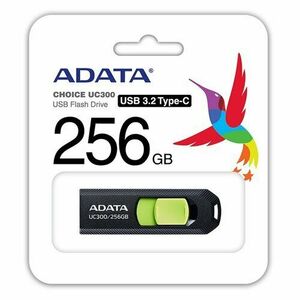 ADATA UC300/256GB/USB 3.2/USB-C/Černá vyobraziť