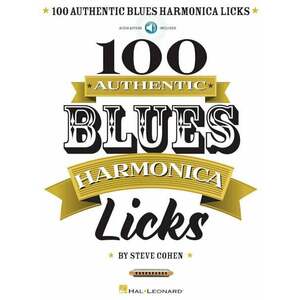 Steve Cohen 100 Authentic Blues Harmonica Licks Noty vyobraziť