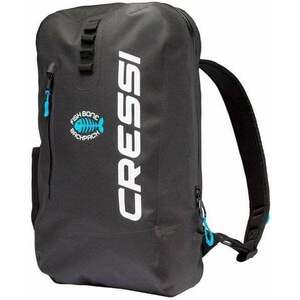 Cressi Fishbone Dry Backpack 25L Black/Light Blue vyobraziť