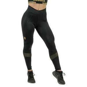 Nebbia High Waist Push-Up Leggings INTENSE Heart-Shaped Black/Gold M Fitness nohavice vyobraziť