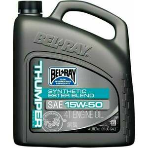 Bel-Ray Thumper Racing Synthetic Ester Blend 4T 15W-50 4L Motorový olej vyobraziť