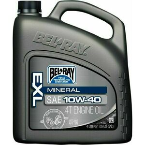 Bel-Ray EXL Mineral 4T 10W-40 4L Motorový olej vyobraziť