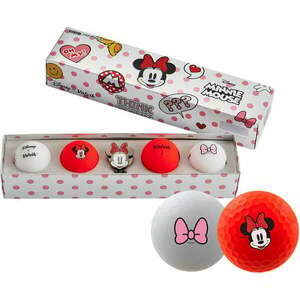 Volvik Vivid Disney Characters 4 Pack Golf Balls Minnie Mouse Plus Ball Marker White/Yellow vyobraziť