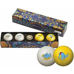 Volvik Solice Disney 4 Pack Golf Balls Aladdin Plus Ball Marker White/Gold vyobraziť