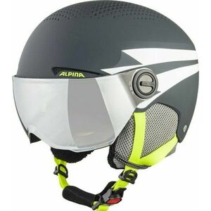 Alpina Zupo Visor Q-Lite Junior Ski helmet Charcoal/Neon Matt L Lyžiarska prilba vyobraziť