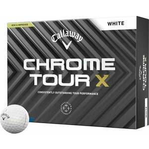 Callaway Chrome Tour X White Golf Balls Basic vyobraziť