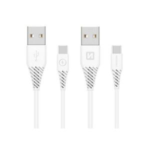 Kábel SWISSTEN 71504402 USB/USB-C 3.1 1, 5m White (dlhší konektor 9mm) vyobraziť